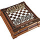 #Handmade chess 'castle' (color: wenge) 2621-shz, Chess, Moscow,  Фото №1
