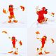 Collectible micro figurine made of colored glass Monkey Rosalia. Miniature figurines. In Glass. Online shopping on My Livemaster.  Фото №2