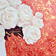 WHITE FLOWERS-oil on canvas. Pictures. alm-studio. My Livemaster. Фото №4