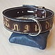 Order Collar for dog personalized genuine leather. AshotCraft. Livemaster. . Dog - Collars Фото №3