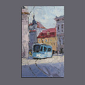 Картины и панно handmade. Livemaster - original item Corner of Prague. Oil painting. Handmade.