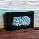 Order Bag clutch Cheshire cat. handmade toys by Mari (handmademari). Livemaster. . Clutches Фото №3