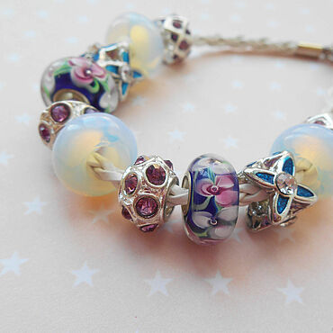 ручной работы. Ярмарка Мастеров - ручная работа Браслет в стиле пандора