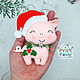 Order Felt pig, felt pig. chehovchanki. Livemaster. . Christmas decorations Фото №3