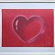 Oil pastel painting of the heart with 3 D effect 'Main' 297h420 mm. Pictures. Larisa Shemyakina Chuvstvo pozitiva (chuvstvo-pozitiva). Online shopping on My Livemaster.  Фото №2