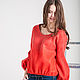 Felted pullover 'coral', Pullover Sweaters, Losino-Petrovsky,  Фото №1
