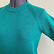 Заказать Джемпер " Эмеральд", 100% меринос. FAVORITE KNITWEAR (Наталья). Ярмарка Мастеров. . Джемперы Фото №3