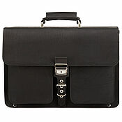 Сумки и аксессуары handmade. Livemaster - original item Leather briefcase 