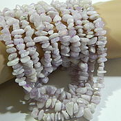 Материалы для творчества handmade. Livemaster - original item Kunzite stone crumb Brazil, 40 cm. Thread. Handmade.