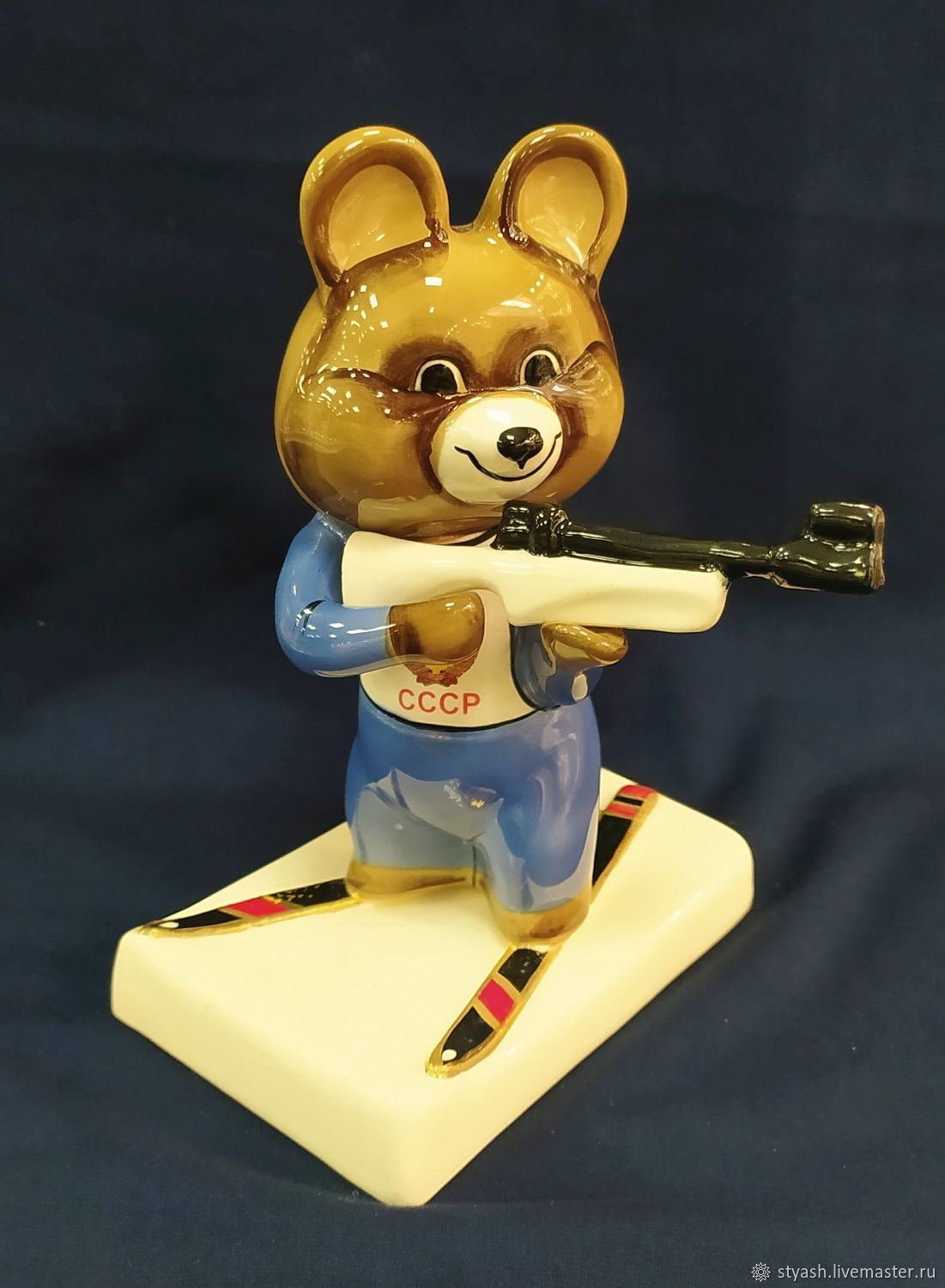Статуэтка: " Мишка - Биатлонист, Символ Олимпиады " в интернет-магазине ...