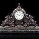 Часы каминные Хранители времени (каминные часы из бронзы, серебрение). Камины. Арт-галерея «Cultural heritage”. Ярмарка Мастеров.  Фото №5