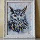 Oil painting Owl,a wise head. Pictures. OMA-EVA. Online shopping on My Livemaster.  Фото №2