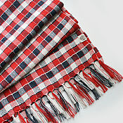 Men's scarf #001 Hand weaving