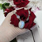 Фен-шуй и эзотерика handmade. Livemaster - original item Necklace with moonstones Dew drops. Handmade.
