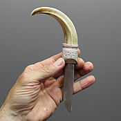Дамский мини нож Дракон (рог лося,нерж.)вг8