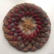 Аксессуары handmade. Livemaster - original item Knitted beret 