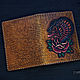 Обложка для паспорта Змея. Обложки. LeatherFace. Интернет-магазин Ярмарка Мастеров.  Фото №2