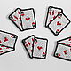 Appliques patches Cards Playing cards small embroidered patches. Applications. materials for creative Anna Sintez. Online shopping on My Livemaster.  Фото №2