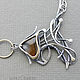 The Fish - Sterling Silver pendant with Agate, Necklace, Tallinn,  Фото №1