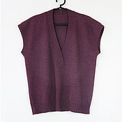 Одежда handmade. Livemaster - original item vests: Vest straight oversize. Handmade.