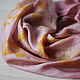 Scarf silk 'Ladies ' happiness' ekoprint pink elegant. Scarves. Artinflat - natural dyeing. Online shopping on My Livemaster.  Фото №2