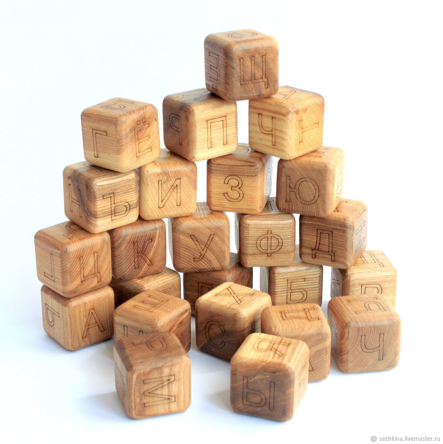 Детские кубики с алфавитом