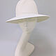 Tulip hat with wicker decor. Color milk. Hats1. Exclusive HATS. LANA ANISIMOVA.. My Livemaster. Фото №4