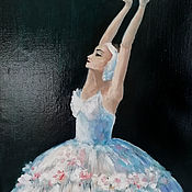 Картины и панно handmade. Livemaster - original item Ballet oil Painting. Handmade.