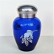 Винтаж handmade. Livemaster - original item Teapot cobalt glass of the USSR 50s. Handmade.