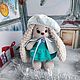 Вязанная игрушка Зайка с одеждой, Мягкие игрушки, Чебоксары,  Фото №1