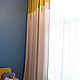 The curtains are textured with mustard edging, Curtains1, Moscow,  Фото №1