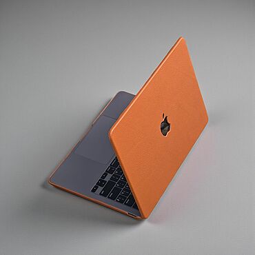 Сумки ручной работы. Ярмарка Мастеров - ручная работа Накладка кожаная для MacBook Air 13 св-коричневый. Handmade.