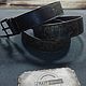 Leather belt 'THE LOOK OF THE WOLF', Straps, Kurgan,  Фото №1