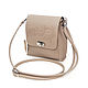  Women's beige leather Handbag Molly Mod. C76-151. Crossbody bag. Natalia Kalinovskaya. Online shopping on My Livemaster.  Фото №2