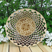 Wooden breadbasket made of cedar «Sunduchok»
