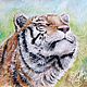 Copy of the picture oil painting tiger the picture with the animal. Pictures. Picture&miniature lacquer painting. My Livemaster. Фото №6