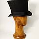 Men's top hat ' Black'. Cylinder. Felt Hats Shop. Online shopping on My Livemaster.  Фото №2