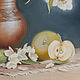 Oil painting ' still Life with Jasmine'. Pictures. Artist Iuliia Kravchenko (realism-painting). Online shopping on My Livemaster.  Фото №2