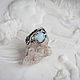 Silver ring with moonstone 'Vesta'. Rings. Unusual Gemstone Jewelry. My Livemaster. Фото №4