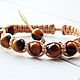 Bracelet-talisman from damage and the evil eye of the tiger eye. Bead bracelet. The star of Siberia. Online shopping on My Livemaster.  Фото №2