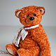 Мишка тедди Апельсинчик. Мишки Тедди. Teddy by Olga Prokudina. Ярмарка Мастеров.  Фото №4
