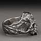 Feritus - перстень в виде черепа. Перстень. Rhyton Jewelry. Интернет-магазин Ярмарка Мастеров.  Фото №2