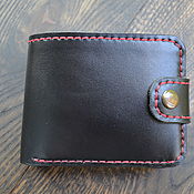 Сумки и аксессуары handmade. Livemaster - original item Wallet leather black. Handmade.