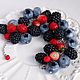 Bracelet 'Strawberry with blueberries and blackberries', Bead bracelet, Troitsk,  Фото №1