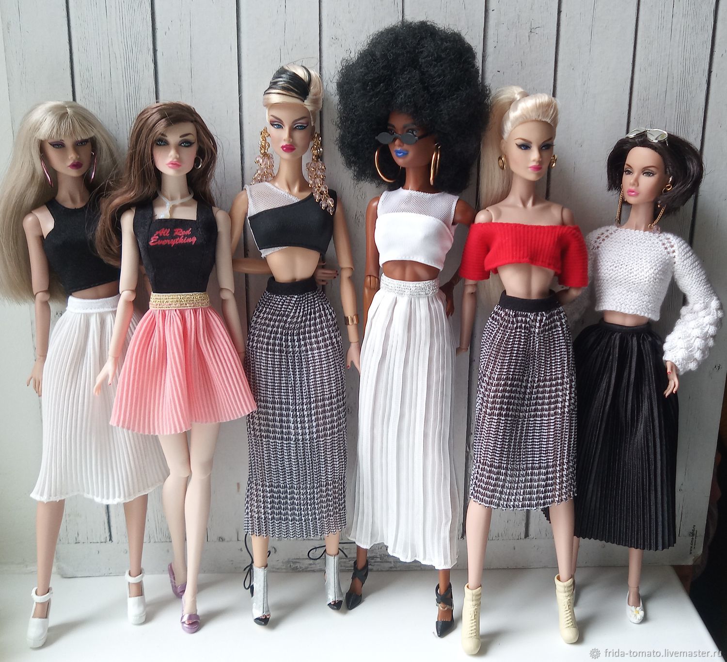 Юбка гофрированная для Барби Поппи Паркер Интегрити – купить онлайн на ...