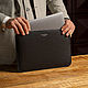 Чехол MacBook Pro 14 из кожи черный. Чехол. TONY LEO. Ярмарка Мастеров.  Фото №4