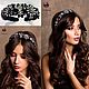 Ободок Диадема Обруч "Silver". Ободки. KUDESNITSA Designer Accessories. Интернет-магазин Ярмарка Мастеров.  Фото №2