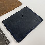 Сумки и аксессуары handmade. Livemaster - original item A cardholder with personalization made of leather. Handmade.