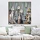 Картина с травами и цветами «Loft Cotton Spring». Картины. NiravaArts. Ярмарка Мастеров.  Фото №6