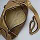 Waist bag: Gold Leather Belt Bag. Waist Bag. Lollypie - Modiste Cat. My Livemaster. Фото №5